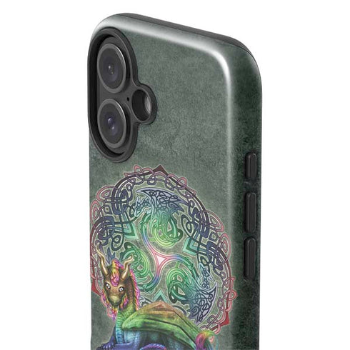 Celtic Dragon by Brigid Ashwood iPhone 16 Impact Case
